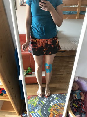 Legíny, kraťasy se sukní Lucie