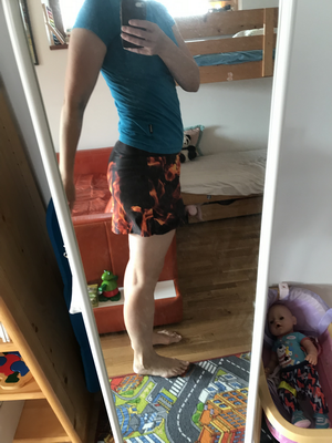 Legíny, kraťasy se sukní Lucie