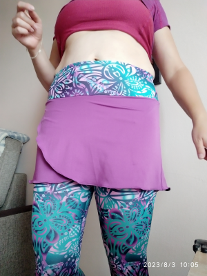 Legíny, kraťasy se sukní Lucie