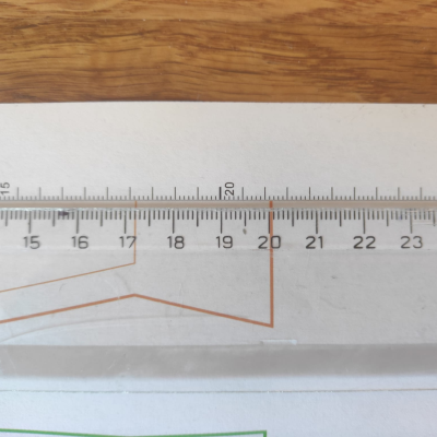 Nesedí mi u střihu měřítko, co s tím?