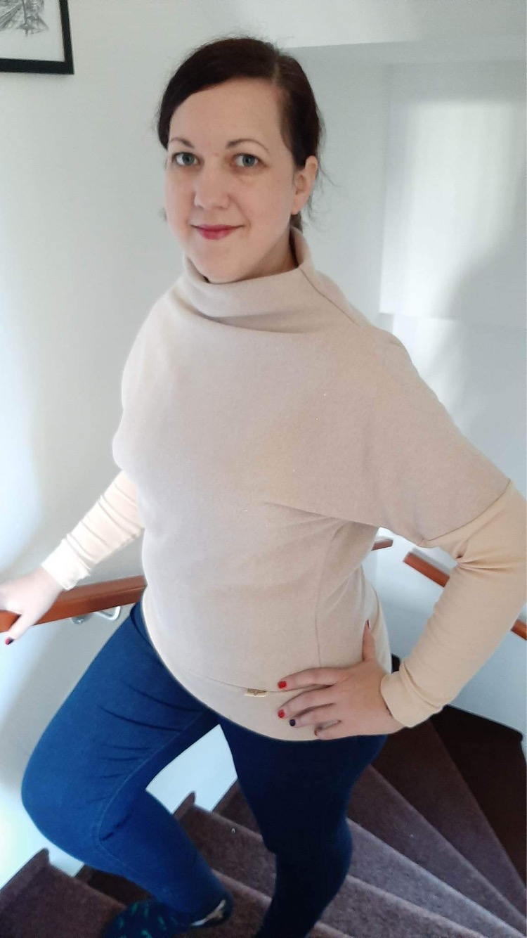 Výrobek podle střihu Mikina Iveta