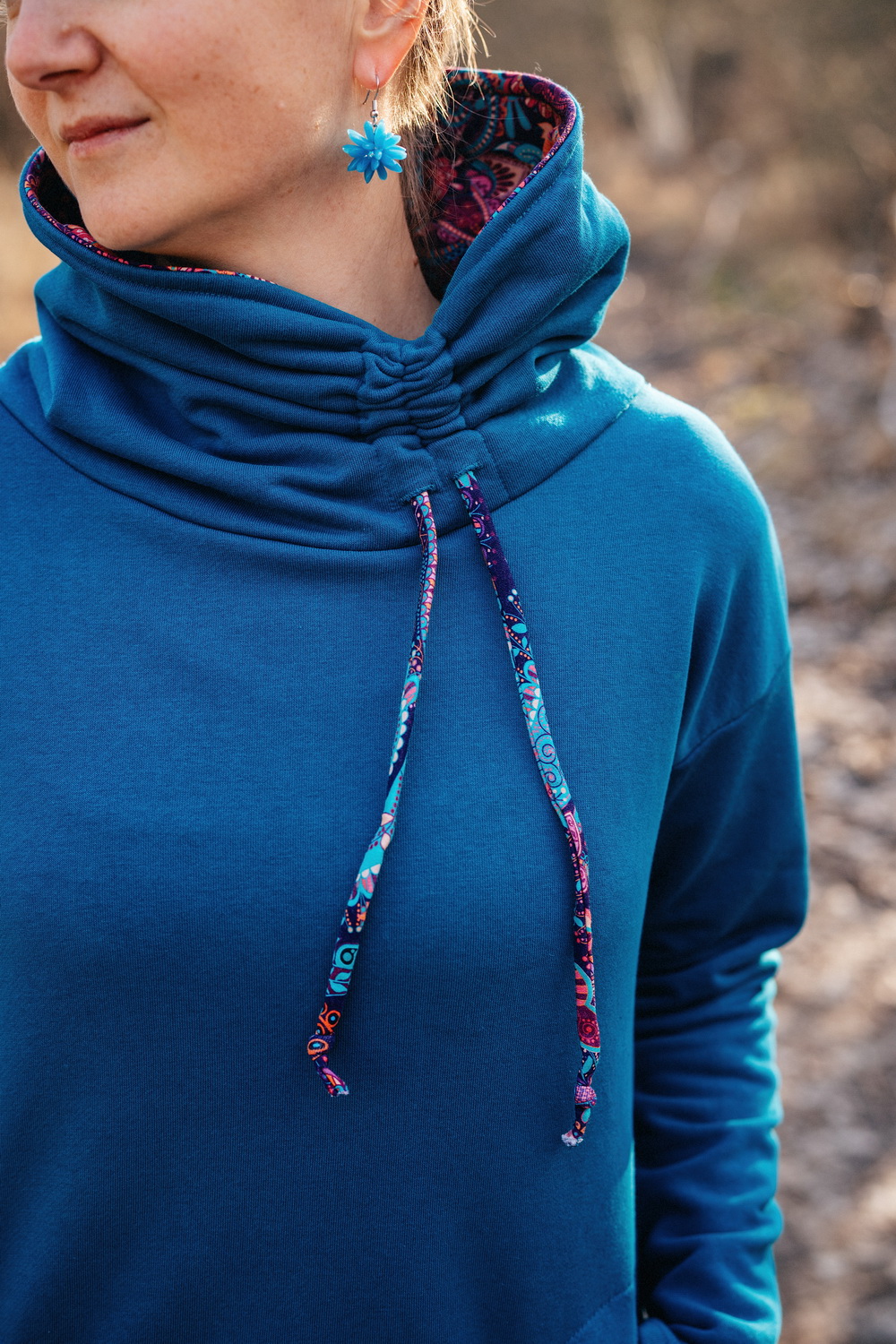 vel. 38, teplákovina nepočesaná, 80% bavlna, 20% polyester, 320 g/m2, Takoy