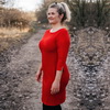 vel. 44, punto royal , 340 g/m2 / 60 % viskóza, 35 % polyamid, 5 % elastan, <a href='https://www.funny-bunny.cz/uplet-cervena-punto-royal/'>Funny-bunny</a>